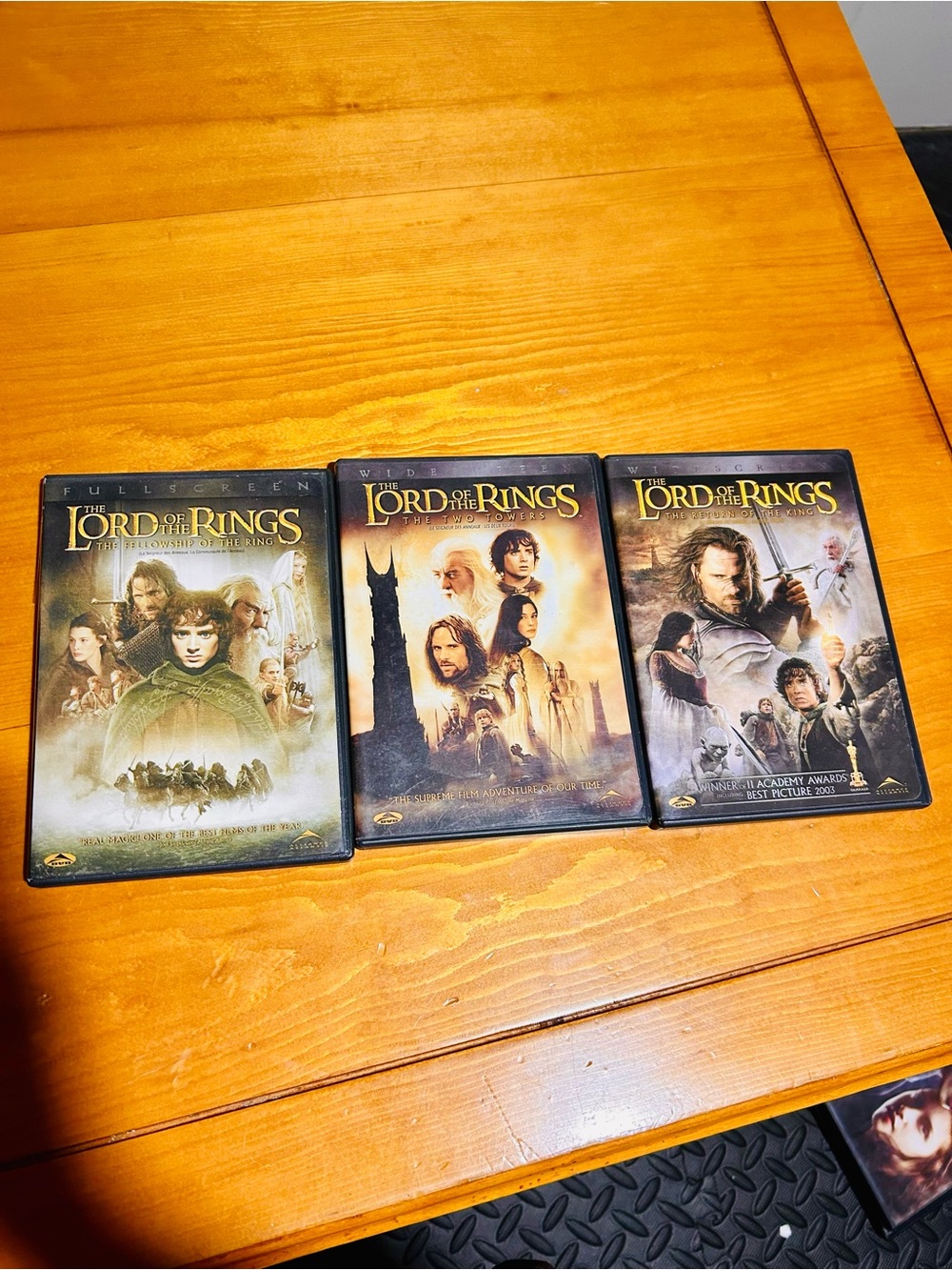 Lord of the Rings Trilogy DVD Set